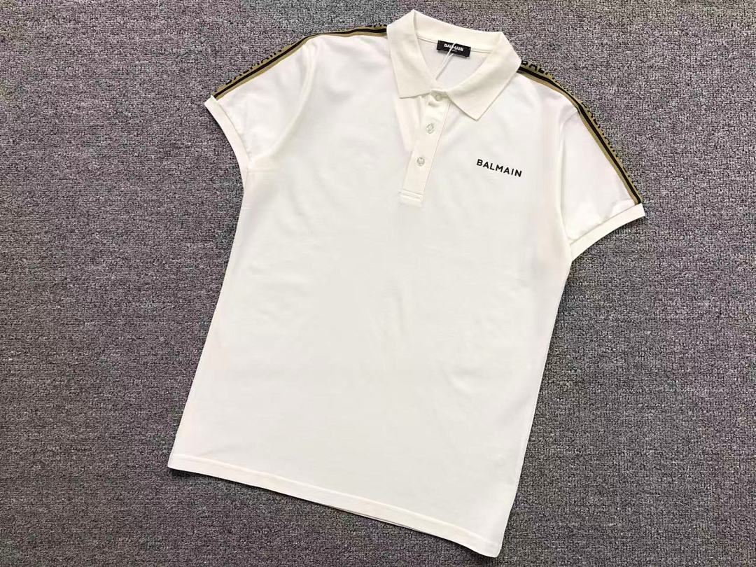 Unbranded 175 BALMAIN POLO 2201153101 (Im 170Cm 60Kg I Wear Size L In The Phot) - Image 8
