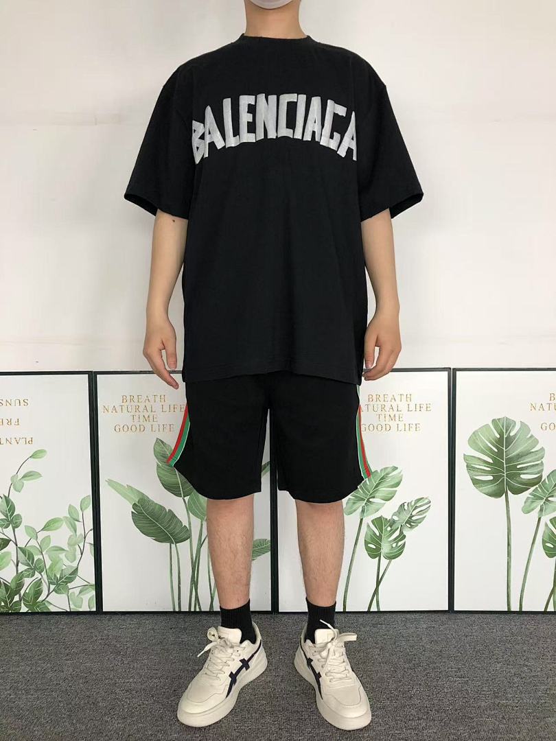 Balenciaga 118 B⭐L⭐⭐⭐IA⭐A T-SHIRT 4104070221 (Im 170Cm 60Kg I Wear Size M In The Phot) - Image 3