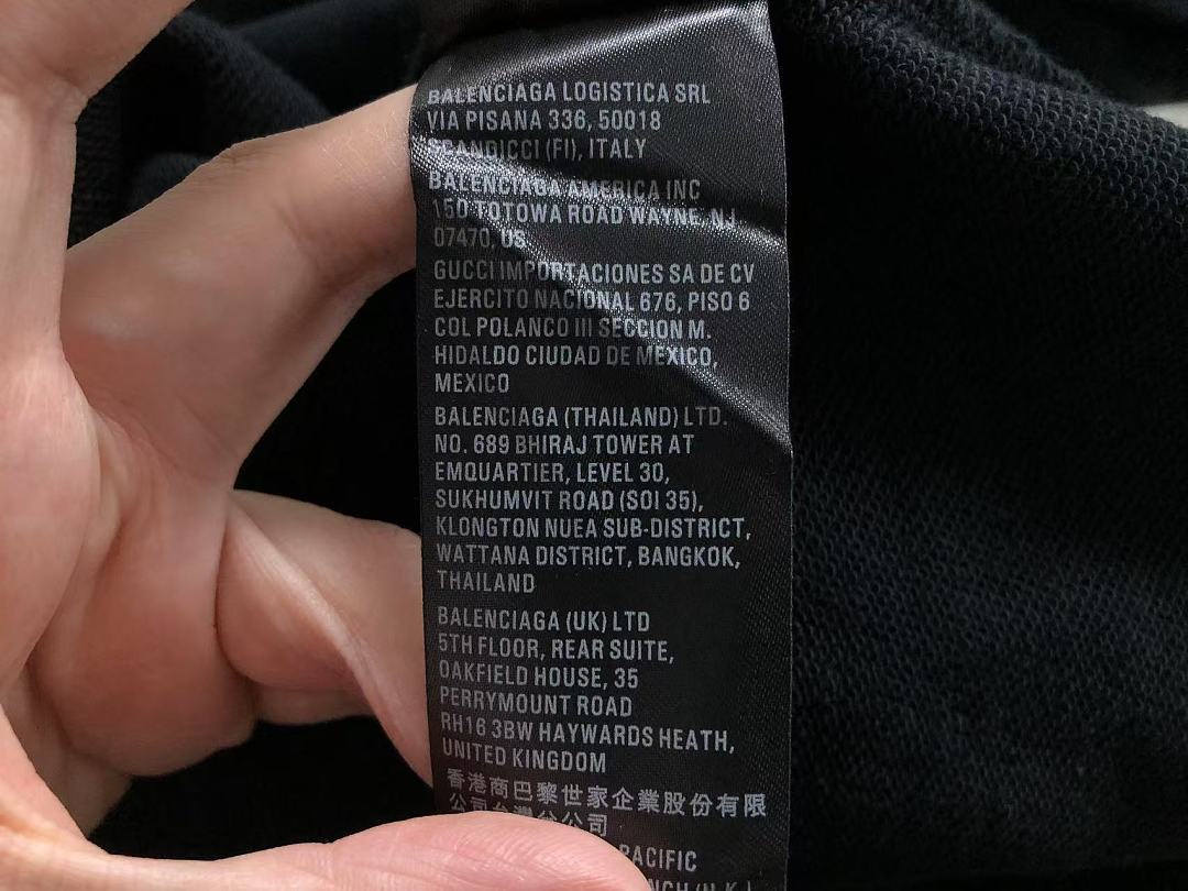 Balenciaga 225 B⭐L⭐⭐⭐IA⭐A HOODIE 42082103163 (Im 170Cm 60Kg I Wear Size S In The Phot) - Image 20