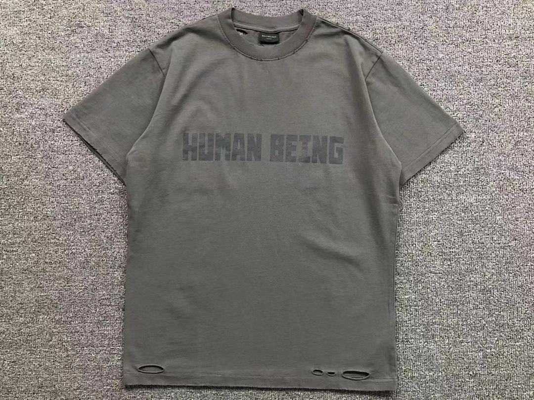 Balenciaga 115 B⭐L⭐⭐⭐IA⭐A T-SHIRT 5212217136 (Im 170Cm 60Kg I Wear Size XS In The Phot) - Image 5