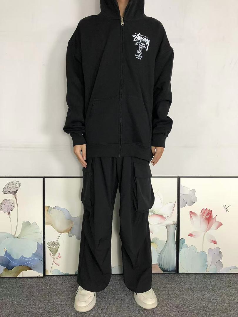 Stussy 129 STUSSY HOODIE 52082502123 (Im 170Cm 60Kg I Wear Size L In The Phot) - Image 3