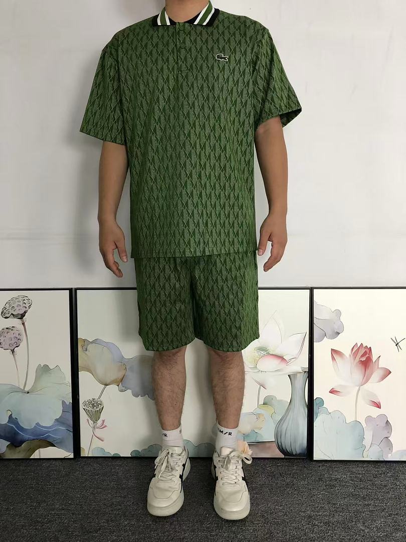 Unbranded 168 LACOSTE POLO SHORTS 3206101820 (Im 170Cm 60Kg I Wear Size L In The Phot) - Image 5