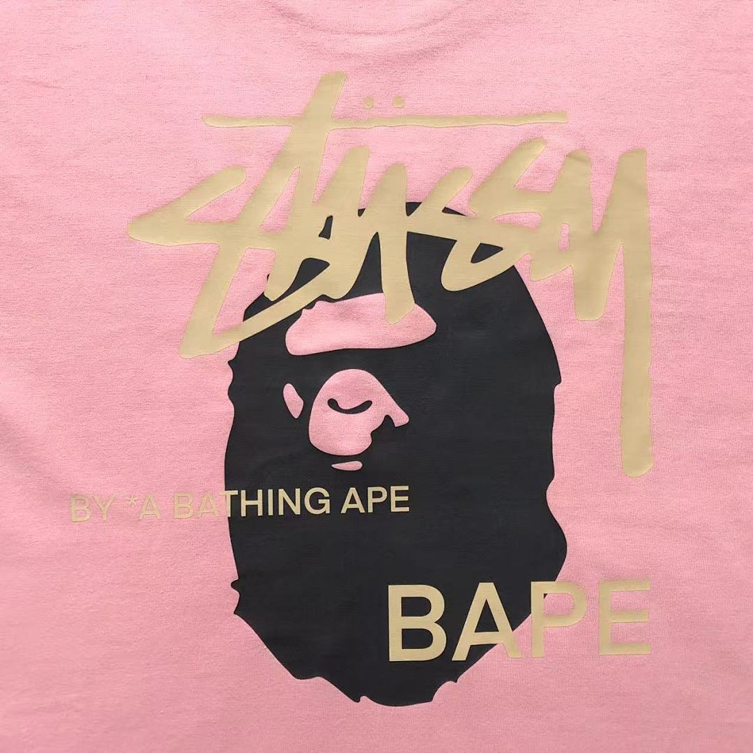 Bape 78 BAPE STUSSY T-SHIRT 1102101142 (Im 170Cm 57Kg I Wear Size S In The Phot) - Image 14