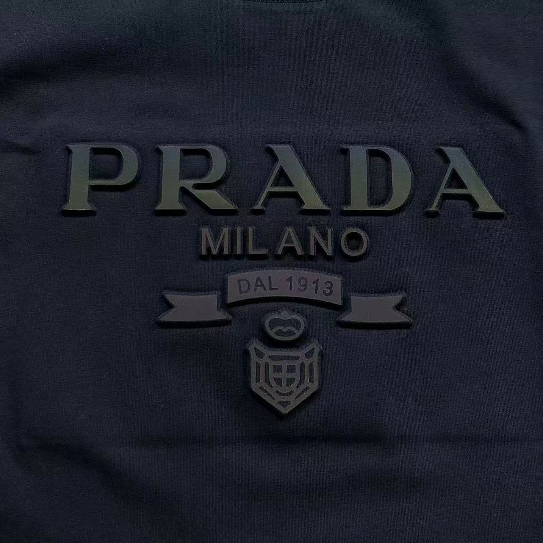 Prada 125 P⭐A⭐A T-SHIRT 22042016171 (Im 170Cm 60Kg I Wear Size XL In The Phot) - Image 15