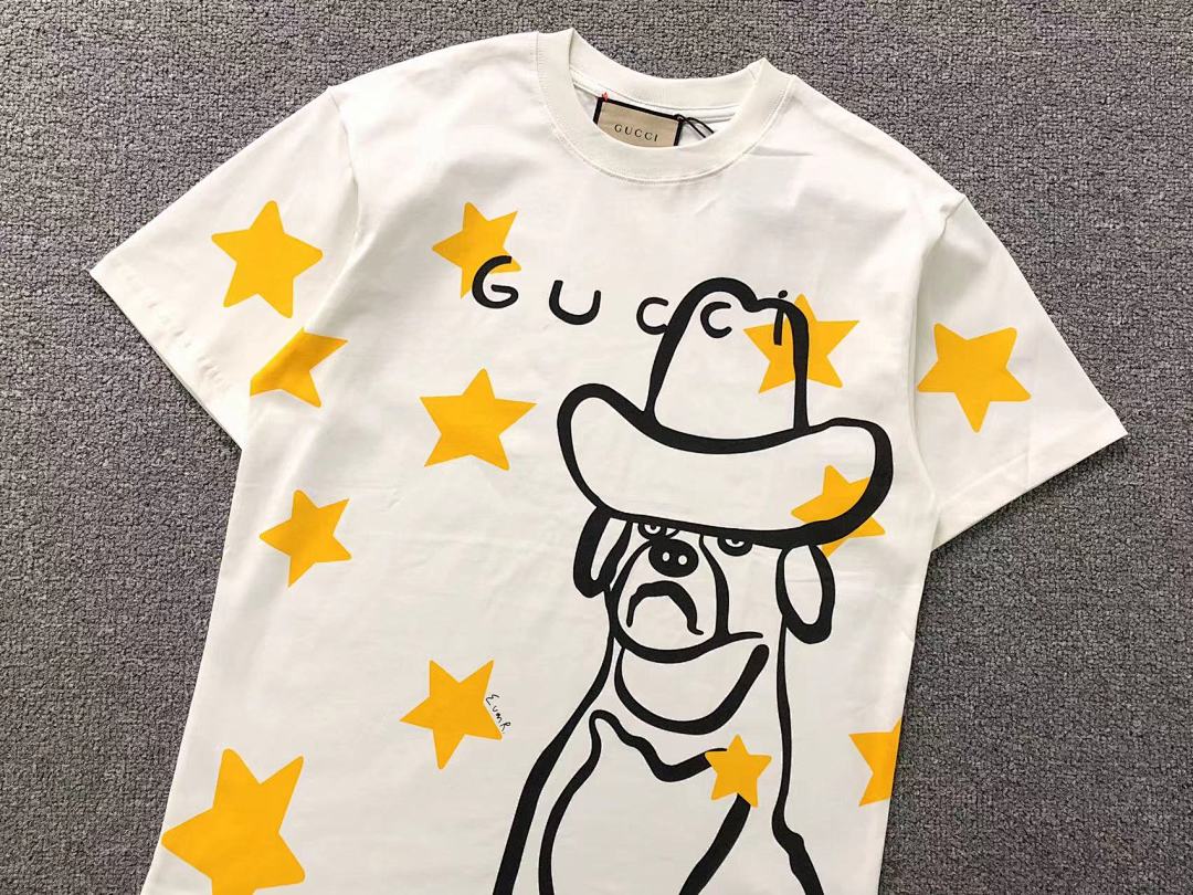 Gucci 85 G⭐C⭐I T-SHIRT 5231976101 (Im 170Cm 60Kg I Wear Size S In The Phot) - Image 7
