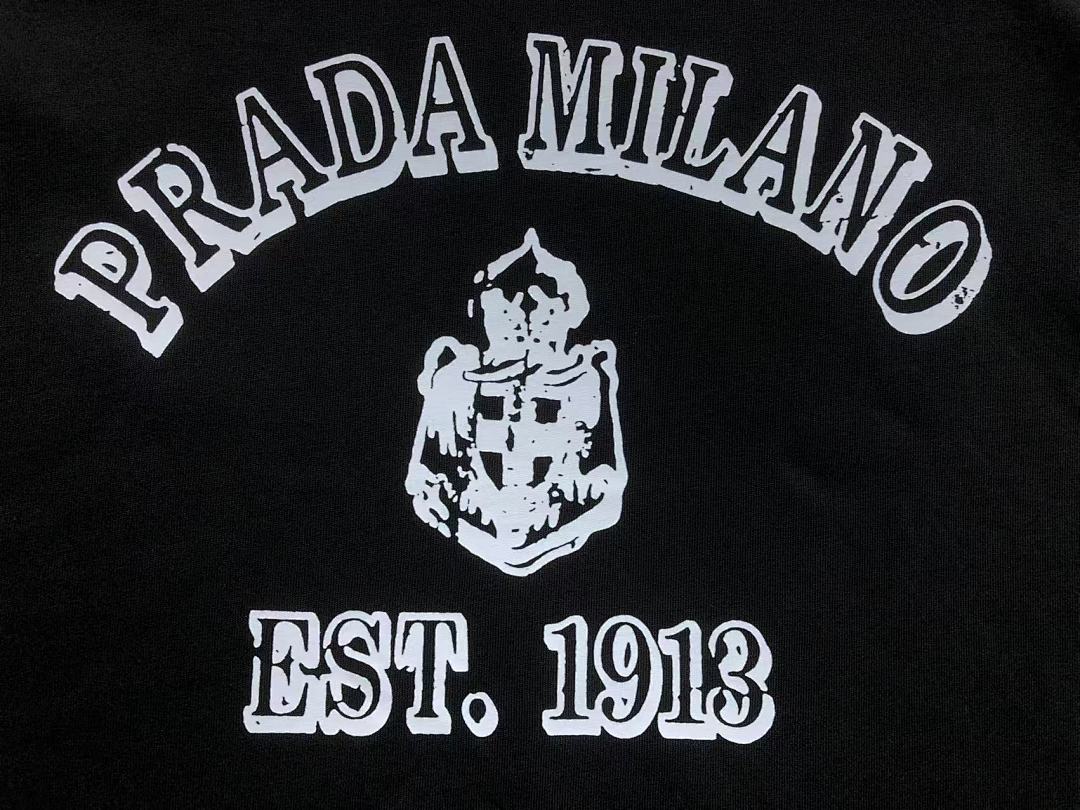 Prada 128 P⭐A⭐A T-SHIRT 3203053221 (Im 170Cm 60Kg I Wear Size S In The Phot) - Image 13
