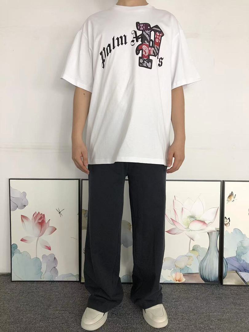 Palm Angels 78 PALM ANGELS T-SHIRT 41060938121 (Im 170Cm 60Kg I Wear Size M In The Phot) - Image 3