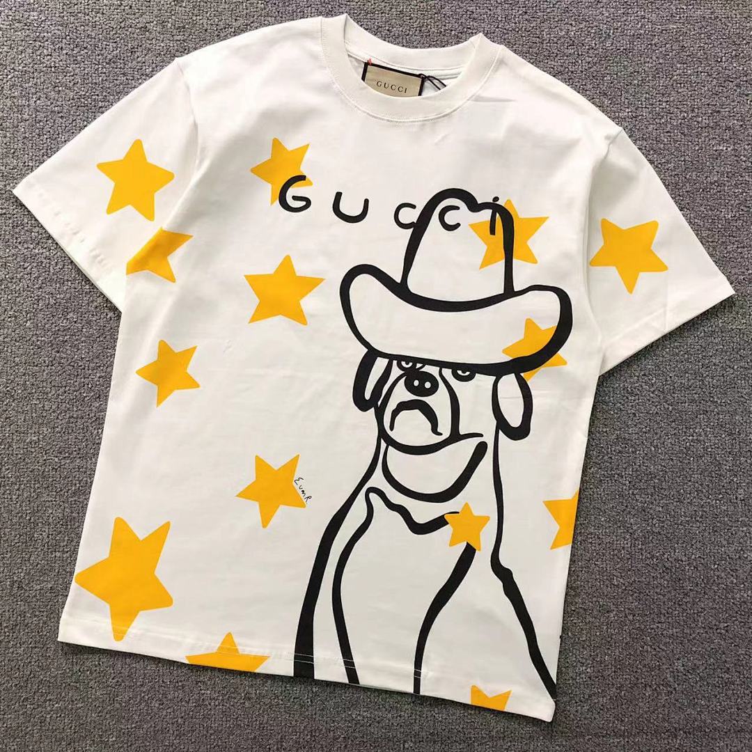 Gucci 85 G⭐C⭐I T-SHIRT 5231976101 (Im 170Cm 60Kg I Wear Size S In The Phot)