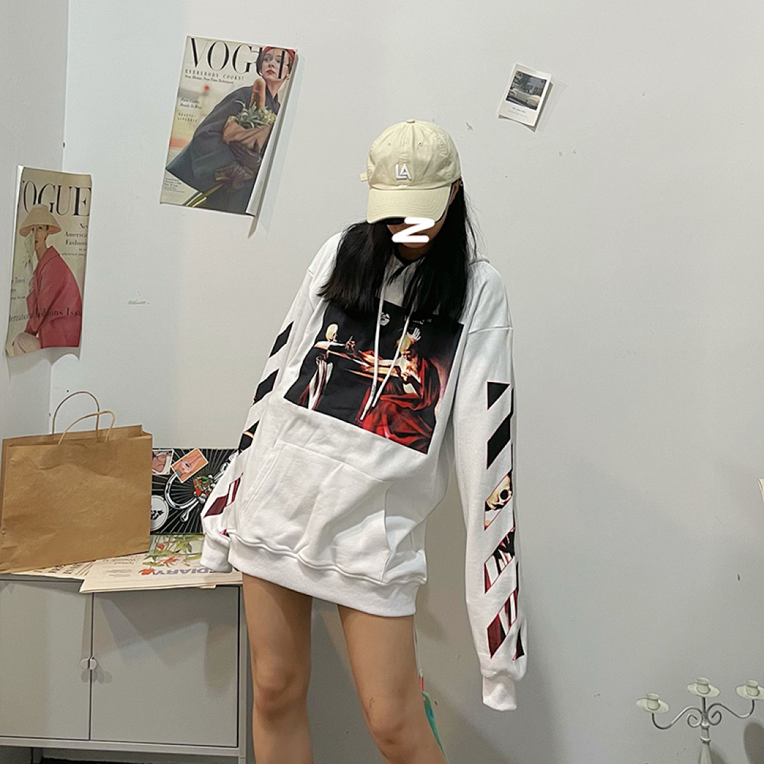 Off-White 129 OFF-WHITE (WHITE HOODIE) - Image 38