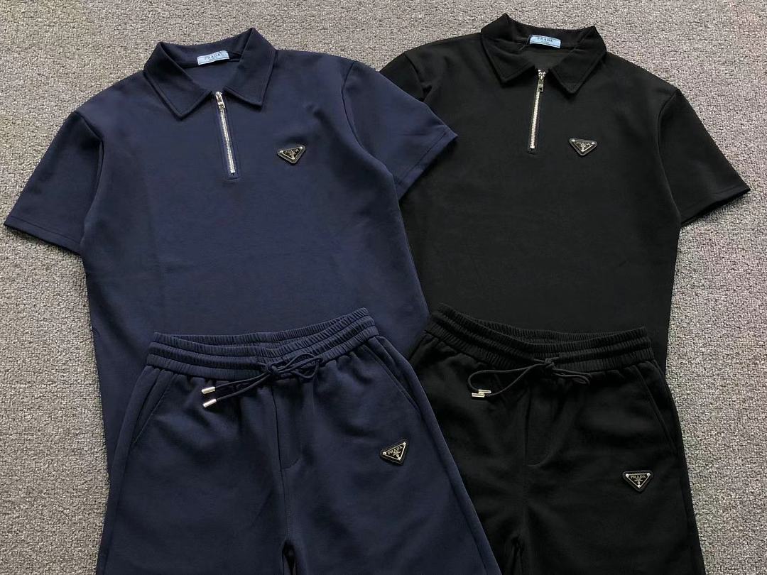 Prada 218 P⭐A⭐A POLO SHORTS 52072403147 (Im 170Cm 60Kg I Wear Size L In The Phot) - Image 8