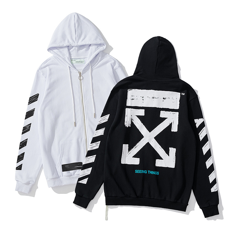 Off-White 118 OFF-WHITE (WHITE HOODIE)