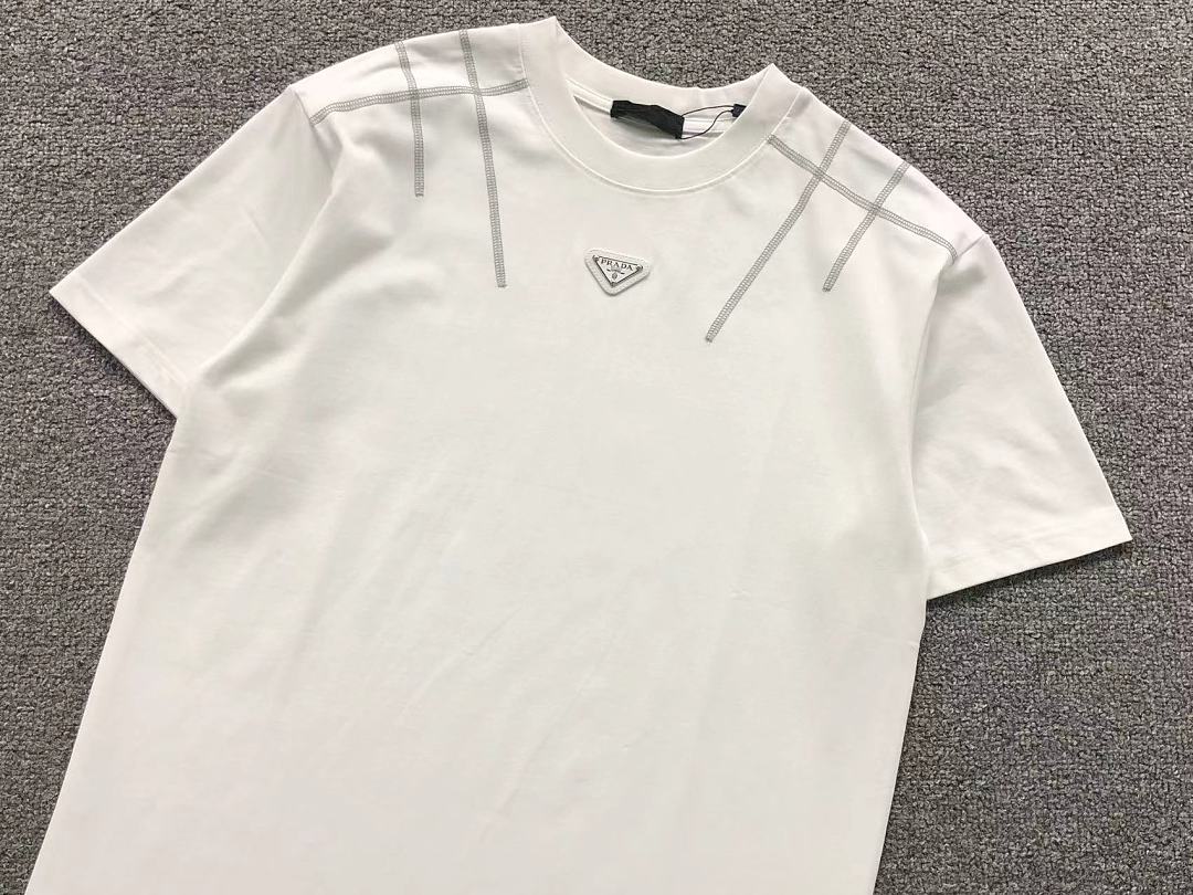 Prada 128 P⭐A⭐A T-SHIRT 5241409147 (Im 170Cm 60Kg I Wear Size S In The Phot) - Image 9