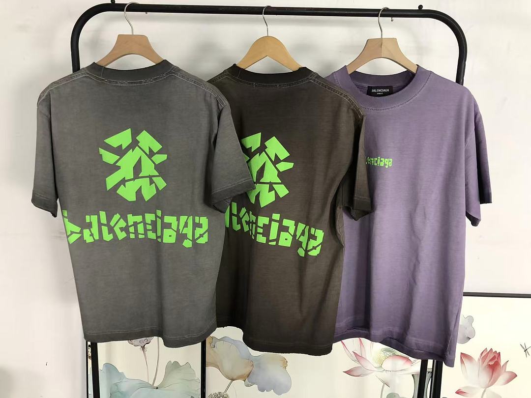 Balenciaga 125 B⭐L⭐⭐⭐IA⭐A T-SHIRT 5207271081 (Im 170Cm 60Kg I Wear Size S In The Phot) - Image 27