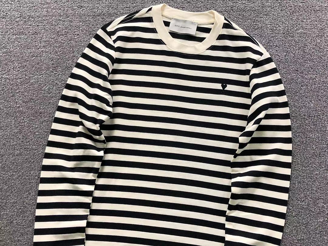 AMI 129 AMI LONG SLEEVED 3209031217 (Im 170Cm 60Kg I Wear Size S In The Phot) - Image 9