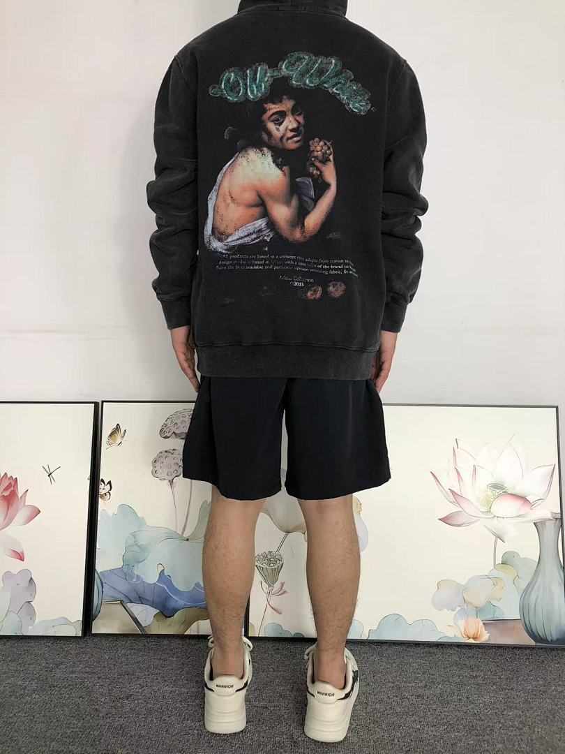 Off-White 195 OFF-WHITE HOODIE 57311619 (Im 170Cm 60Kg I Wear Size S In The Phot) - Image 4
