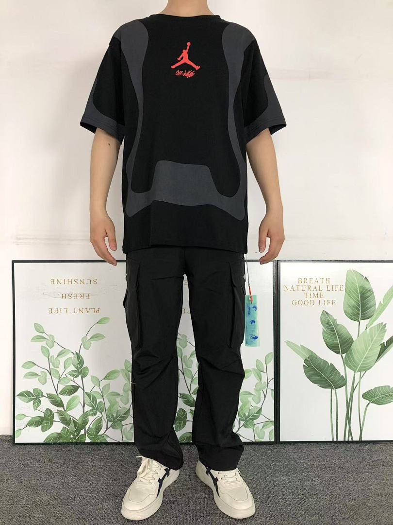 Air Jordan 108 OFF-WHITE A⭐R J⭐R⭐AN T-SHIRT 2713 503032919 (Im 170Cm 55Kg I Wear Size S In The Phot) - Image 3