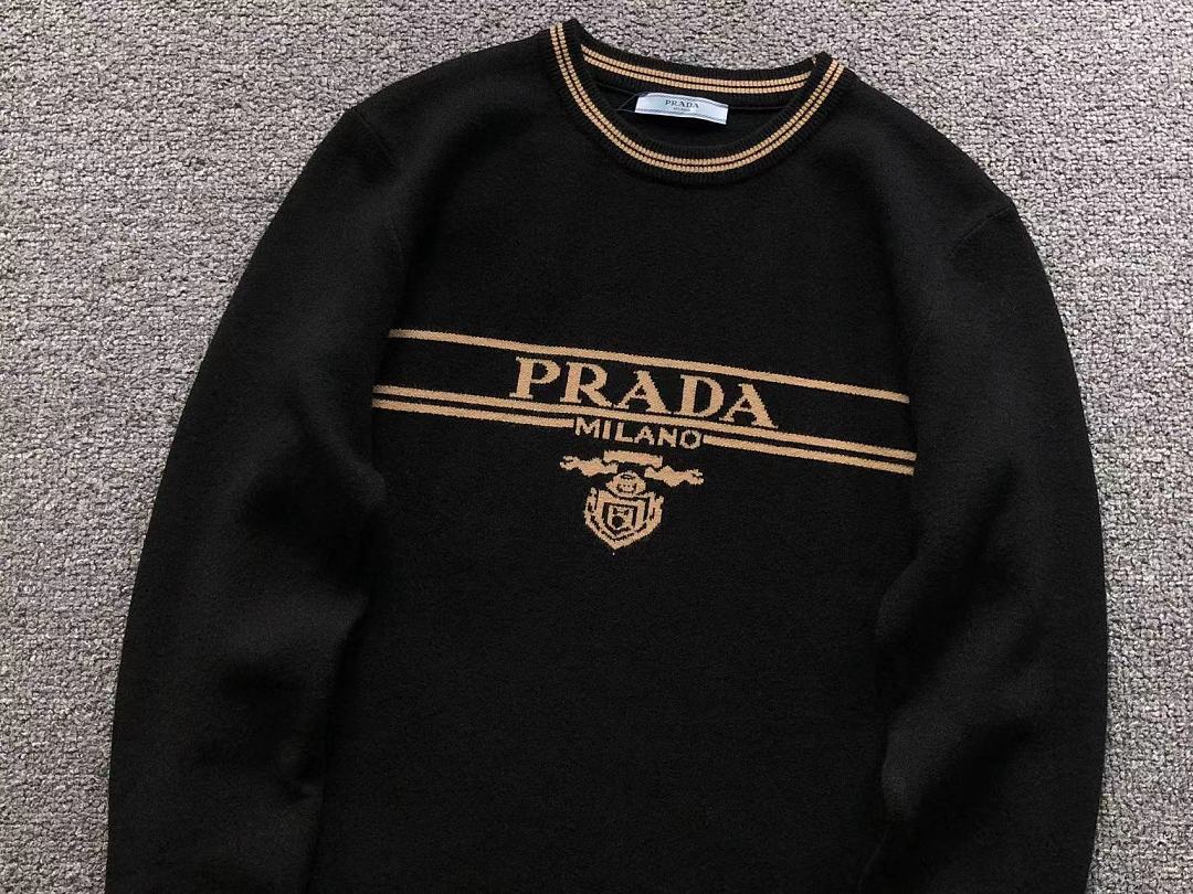 Prada 208 P⭐A⭐A SWEATER 3208161121 (Im 170Cm 60Kg I Wear Size L In The Phot) - Image 11
