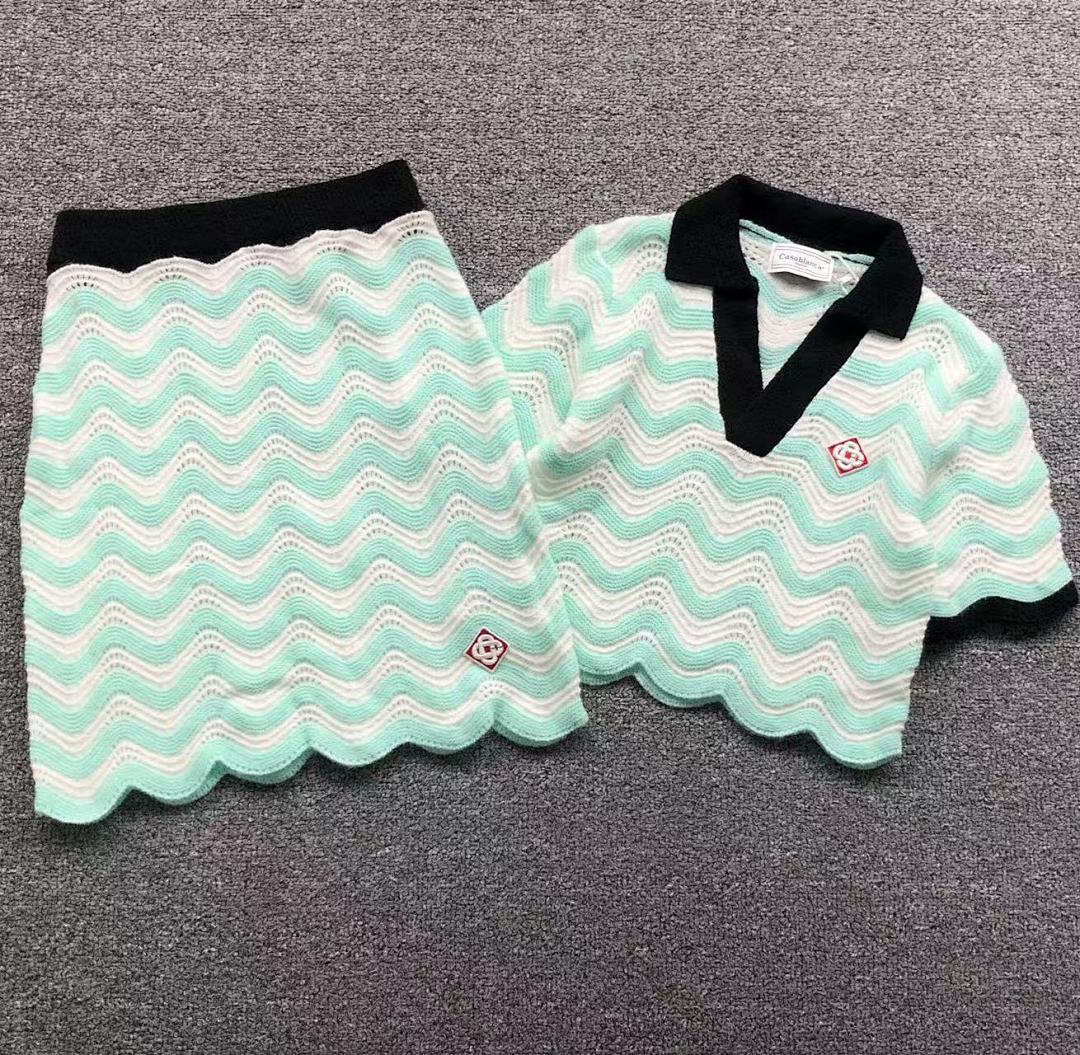 Casablanca 335 CASABLANCA POLO SHORT SKIRT FEMAIE