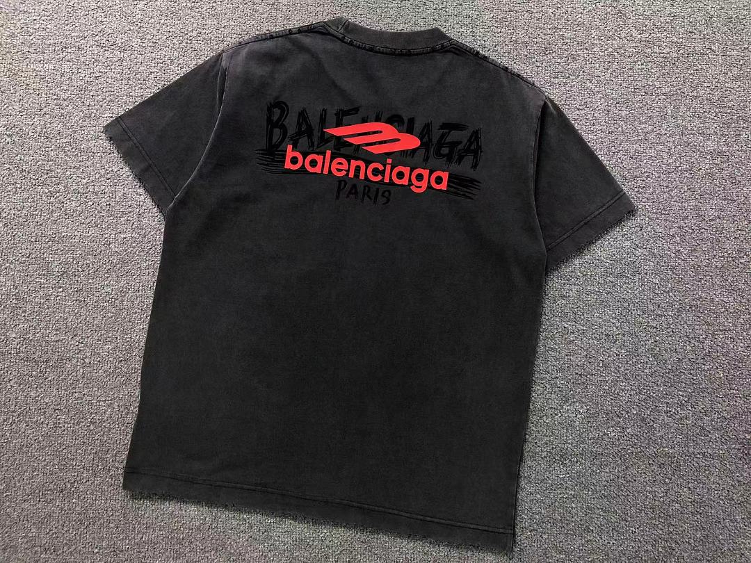 Balenciaga 135 B⭐L⭐⭐⭐IA⭐A T-SHIRT 5260609147 (Im 170Cm 60Kg I Wear Size L In The Phot) - Image 12