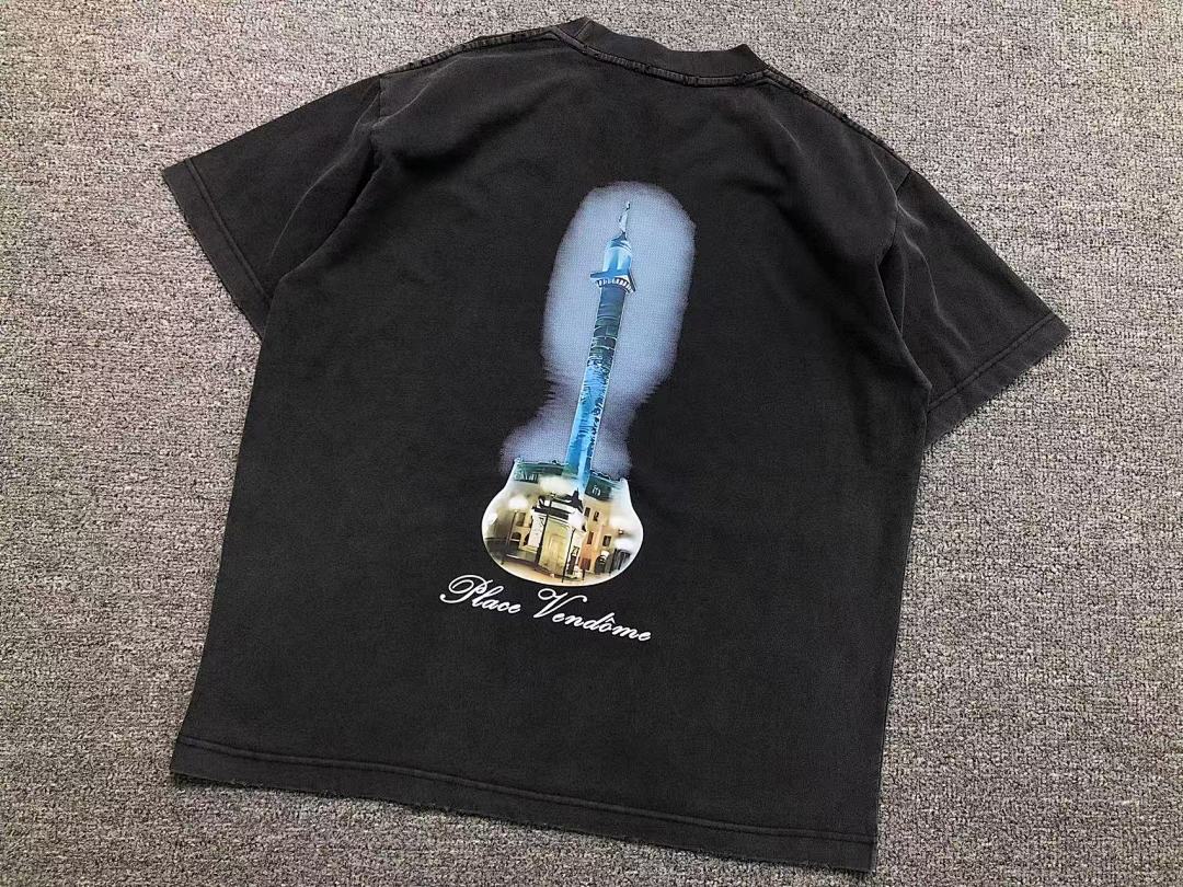Balenciaga 128 B⭐L⭐⭐⭐IA⭐A T-SHIRT 213042021 (Im 170Cm 55Kg I Wear Size L In The Phot) - Image 7