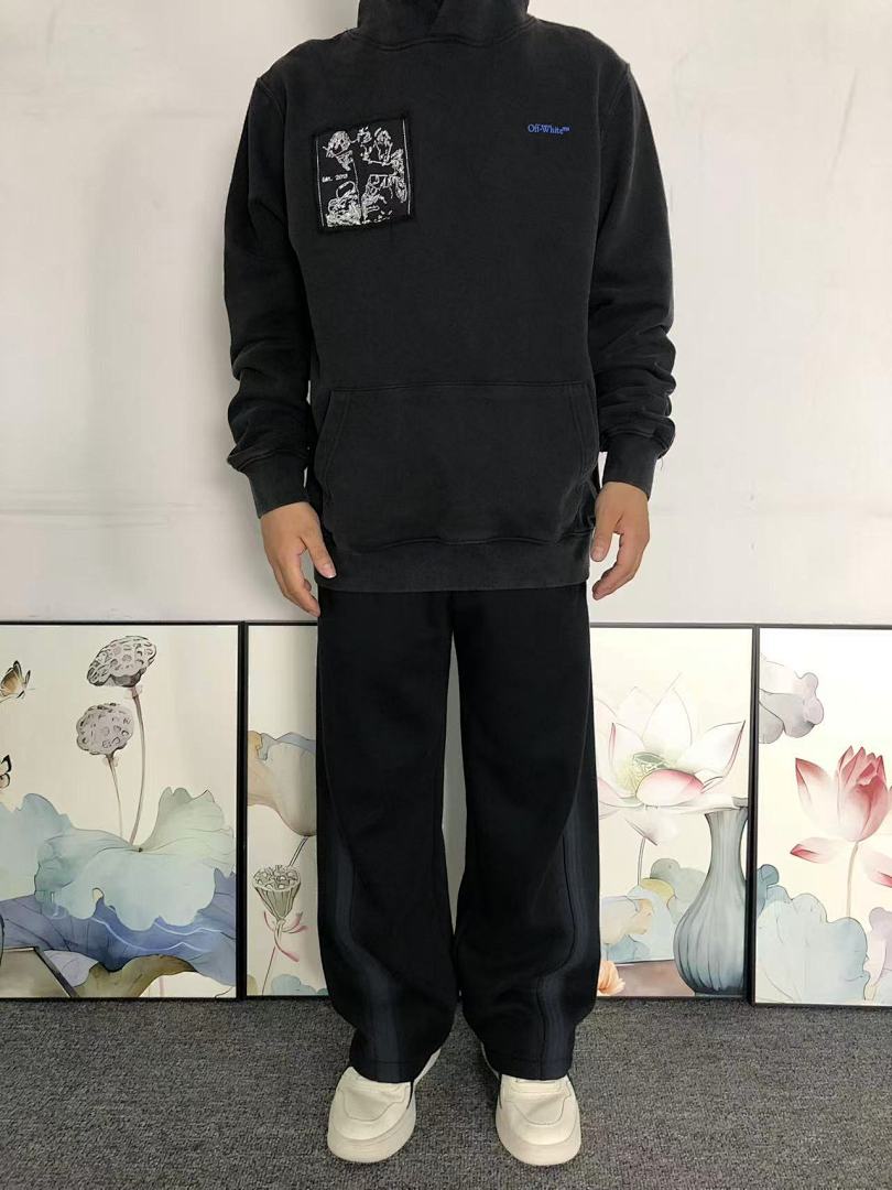 Off-White 195 OFF-WHITE HOODIE 511120419 (Im 170Cm 60Kg I Wear Size M In The Phot) - Image 3