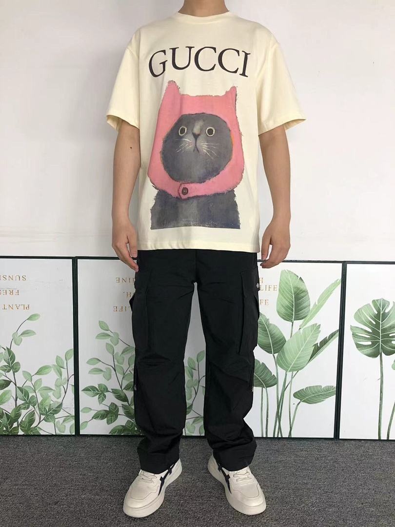 Gucci 85 G⭐C⭐I T-SHIRT 5042618101 (Im 170Cm 60Kg I Wear Size S In The Phot) - Image 3