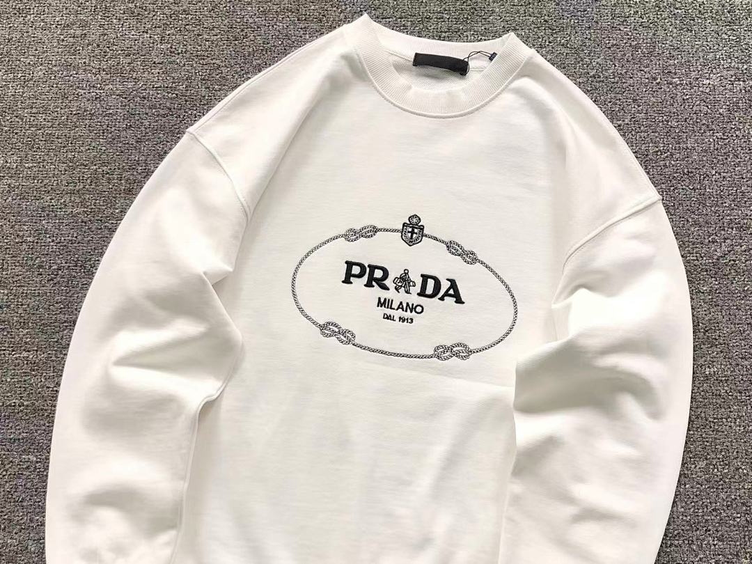 Prada 128 P⭐A⭐A HOODIE 59280681 (Im 170Cm 60Kg I Wear Size S In The Phot) - Image 8