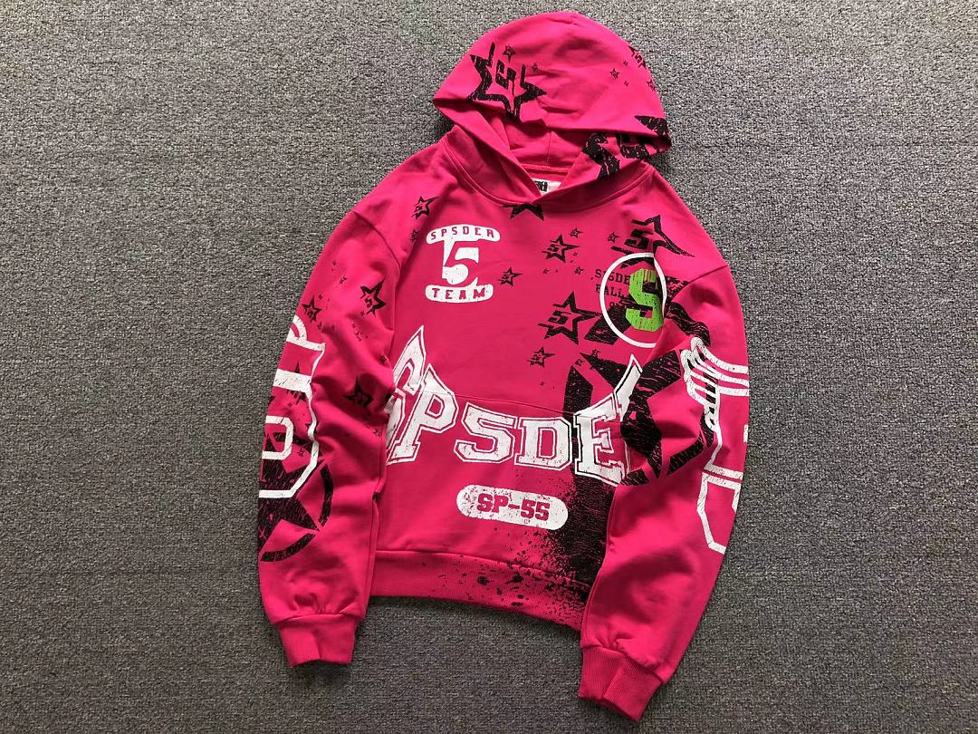 Sp5der 185 SP5DER HOODIE 22081304125 (Im 170Cm 60Kg I Wear Size S In The Phot) - Image 6