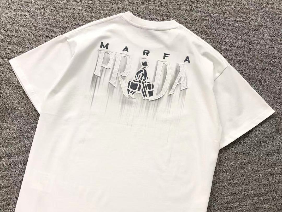 Prada 108 P⭐A⭐A T-SHIRT 521234919 (Im 170Cm 60Kg I Wear Size XS In The Phot) - Image 8