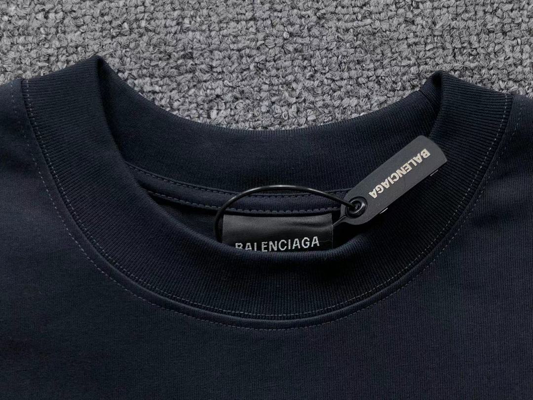 Balenciaga 125 B⭐L⭐⭐⭐IA⭐A T-SHIRT 503124721 (Im 170Cm 60Kg I Wear Size S In The Phot) - Image 12