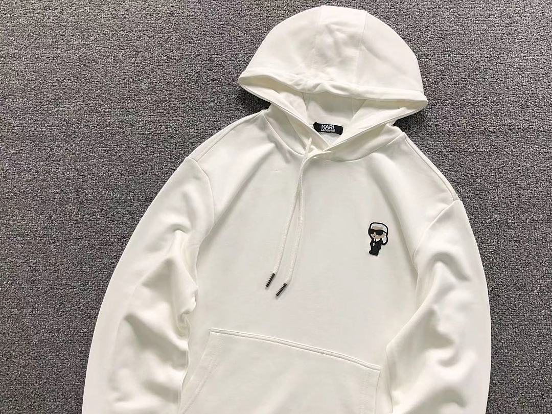 Unbranded 185 KARL LAGERFELD HOODIE 2206180801 (Im 170Cm 60Kg I Wear Size XL In The Phot) - Image 9