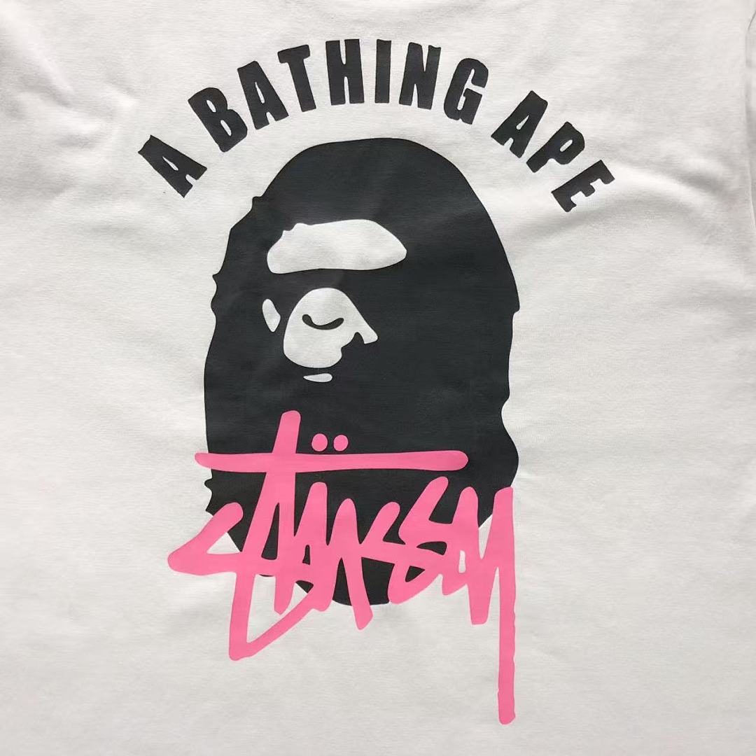 Bape 85 BAPE STUSSY T-SHIRT 4105171717 (Im 170Cm 60Kg I Wear Size S In The Phot) - Image 15