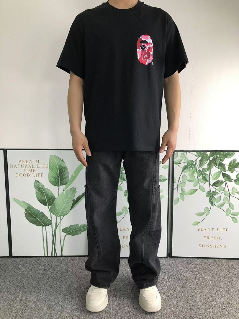 Bape 79 BAPE STUSSY T-SHIRT 411182942 (Im 170Cm 57Kg I Wear Size S In The Phot) - Image 3