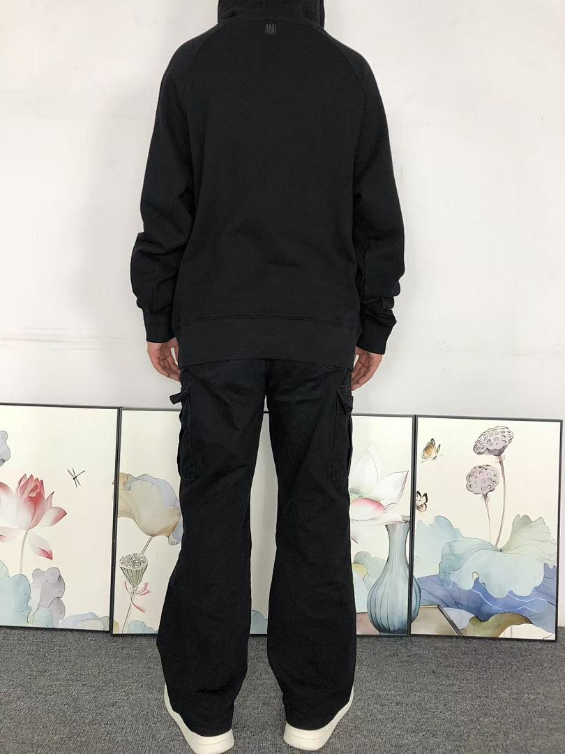 AMI 118 AMI HOODIE 57281988 (Im 170Cm 60Kg I Wear Size M In The Phot) - Image 4