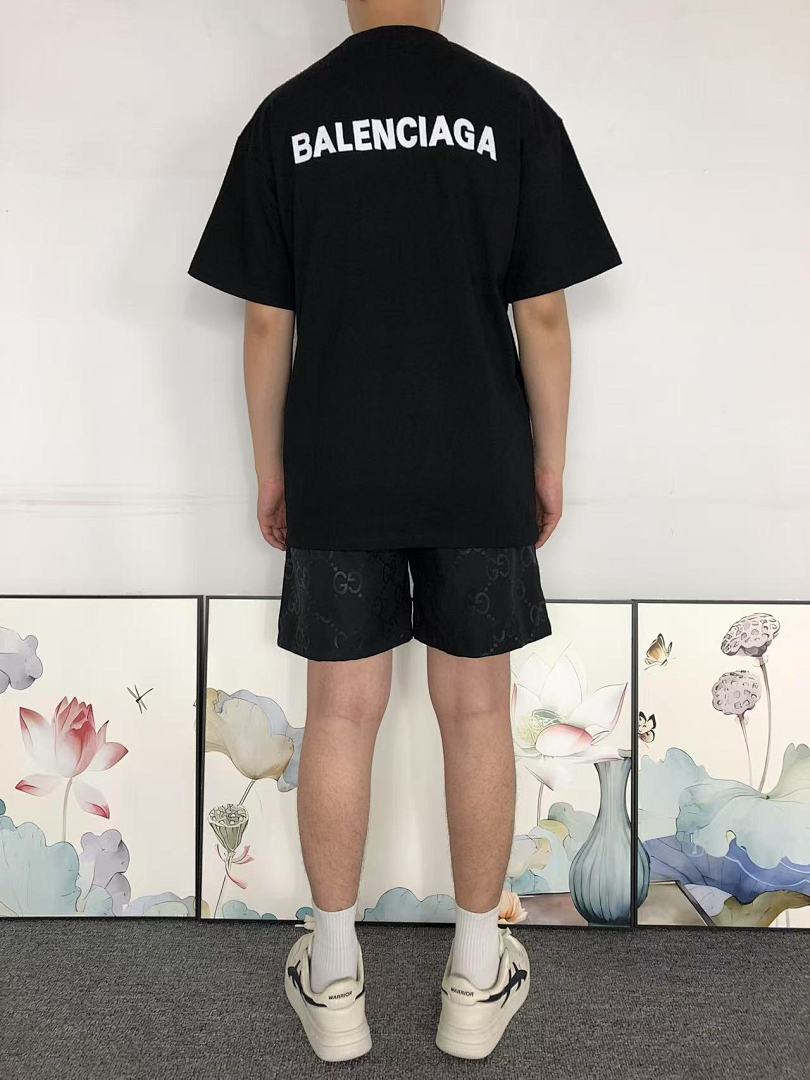 Balenciaga 115 B⭐L⭐⭐⭐IA⭐A T-SHIRT 2162314125 (Im 170Cm 60Kg I Wear Size S In The Phot) - Image 4