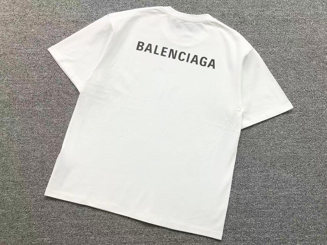Balenciaga 113 B⭐L⭐⭐⭐IA⭐A T-SHIRT 5207270370 (Im 170Cm 60Kg I Wear Size 2XL In The Phot) - Image 6