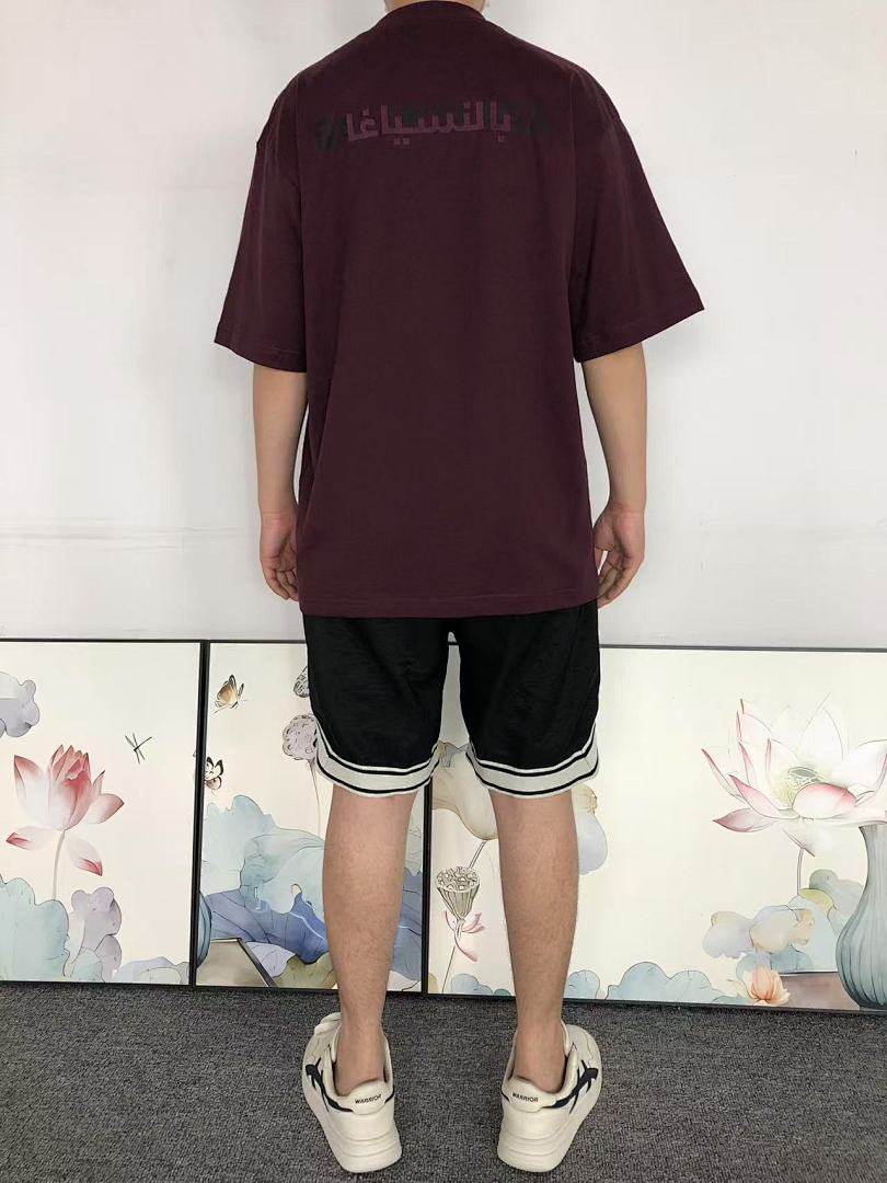 Balenciaga 128 B⭐L⭐⭐⭐IA⭐A T-SHIRT 3108082021 (Im 170Cm 60Kg I Wear Size 2 In The Phot) - Image 4