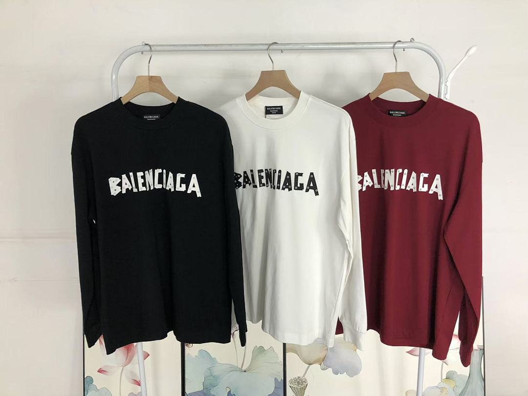 Balenciaga 135 B⭐L⭐⭐⭐IA⭐A LONG SLEEVED 3108260521 (Im 170Cm 60Kg I Wear Size M In The Phot) - Image 23