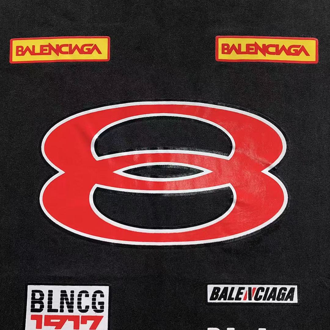 Balenciaga 118 B⭐L⭐⭐⭐IA⭐A T-SHIRT 5212222136 (Im 170Cm 60Kg I Wear Size S In The Phot) - Image 9