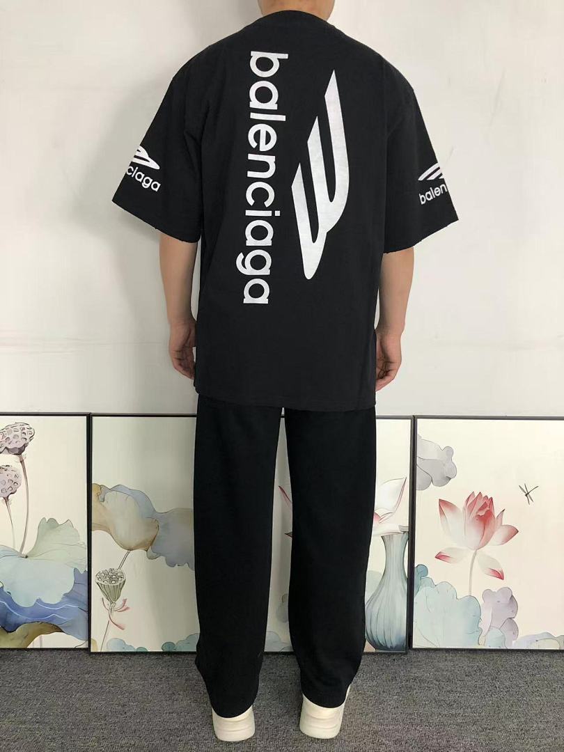 Balenciaga 125 B⭐L⭐⭐⭐IA⭐A T-SHIRT 42032806163 (Im 170Cm 60Kg I Wear Size XS In The Phot) - Image 4