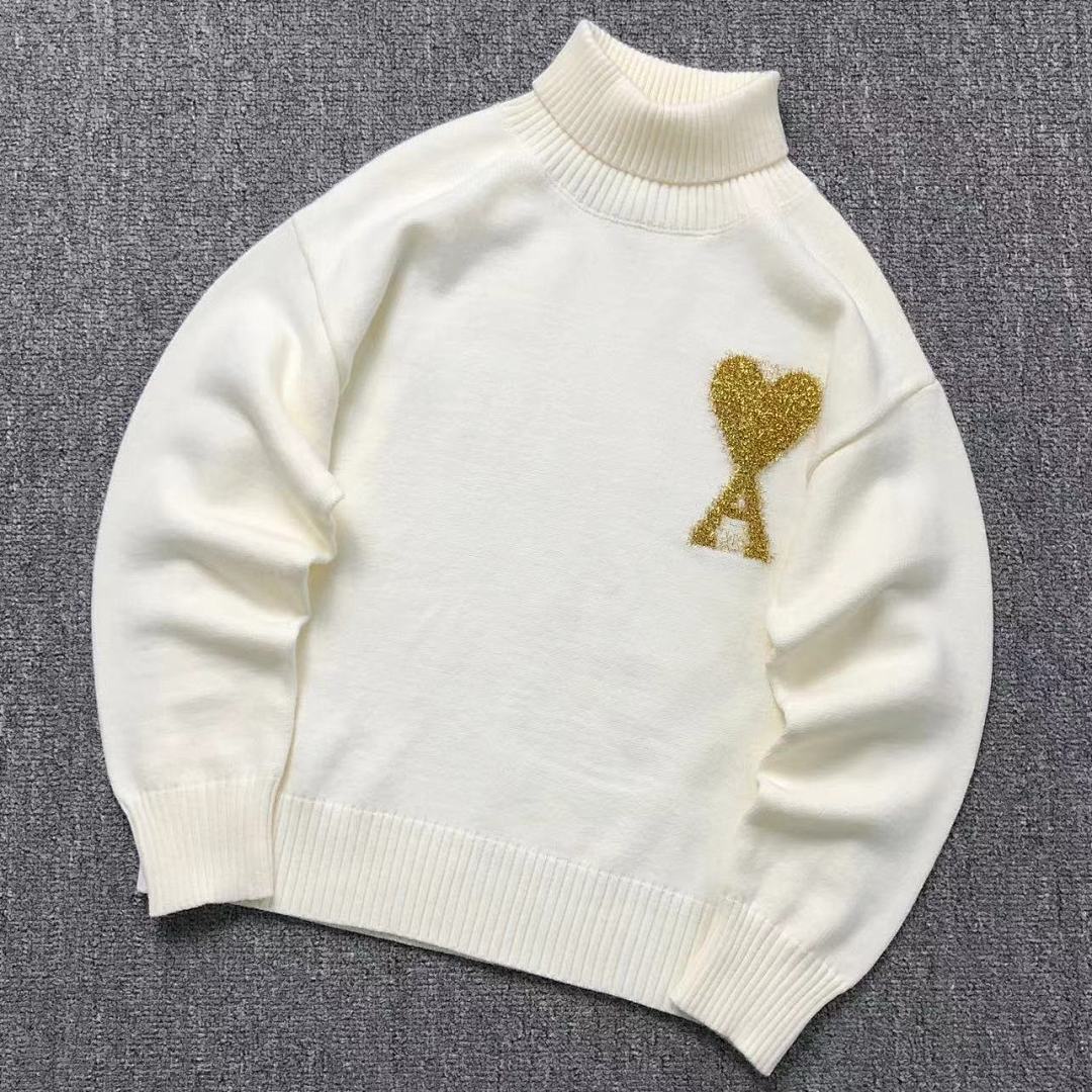 AMI 158 AMI SWEATER 312180617 (Im 170Cm 55Kg I Wear Size S In The Phot)