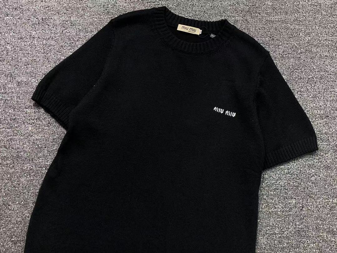 Miu Miu 115 M⭐U T-SHIRT 11082506140 (Im 170Cm 55Kg I Wear Size M In The Phot) - Image 19