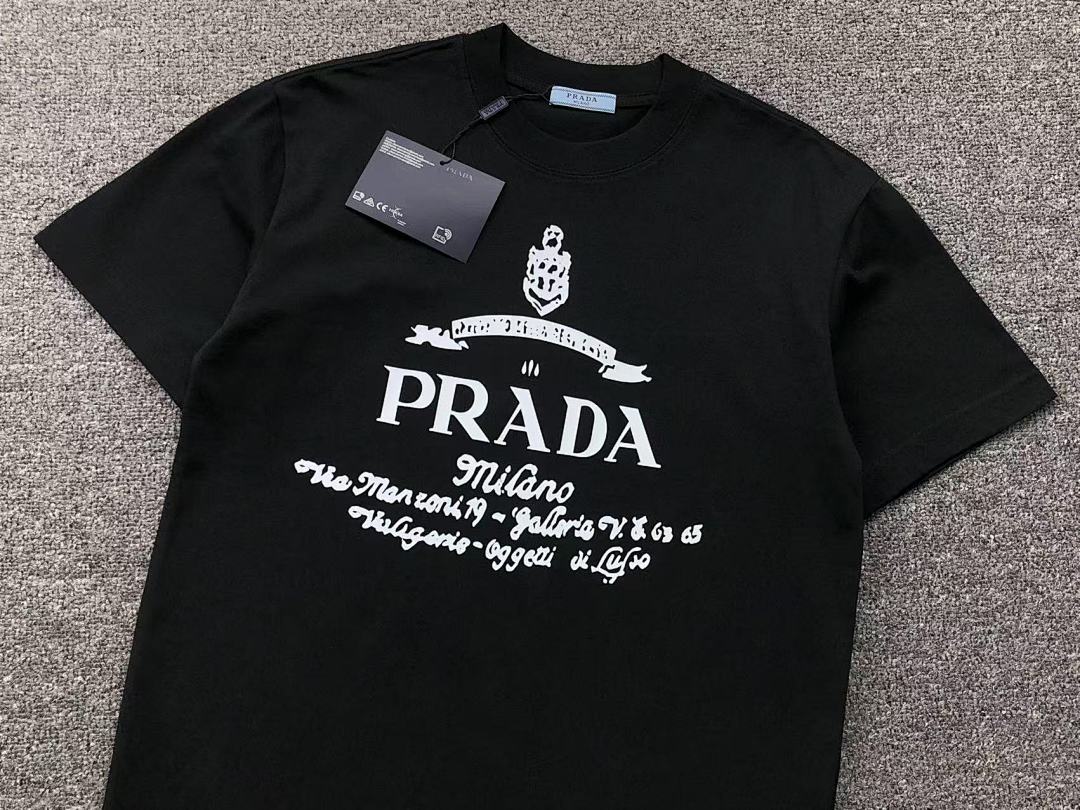 Prada 108 P⭐A⭐A T-SHIRT 411132421 (Im 170Cm 57Kg I Wear Size M In The Phot) - Image 9