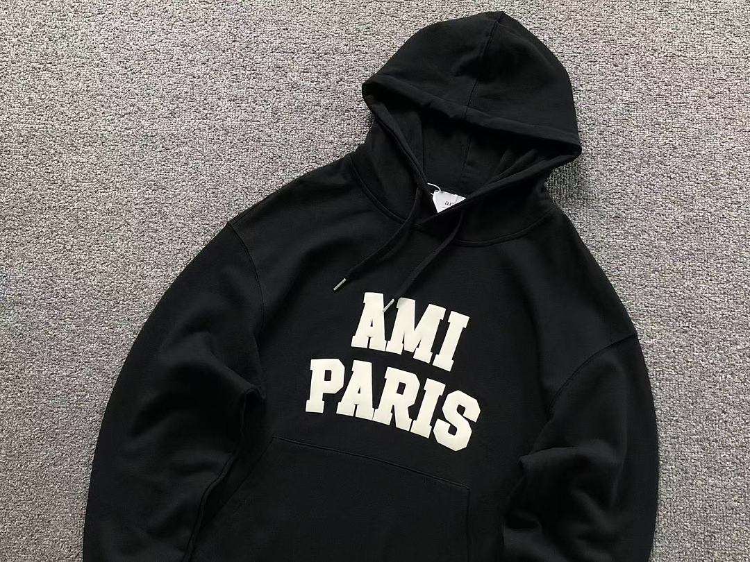 AMI 158 AMI HOODIE 3208163717 (Im 170Cm 60Kg I Wear Size M In The Phot) - Image 11