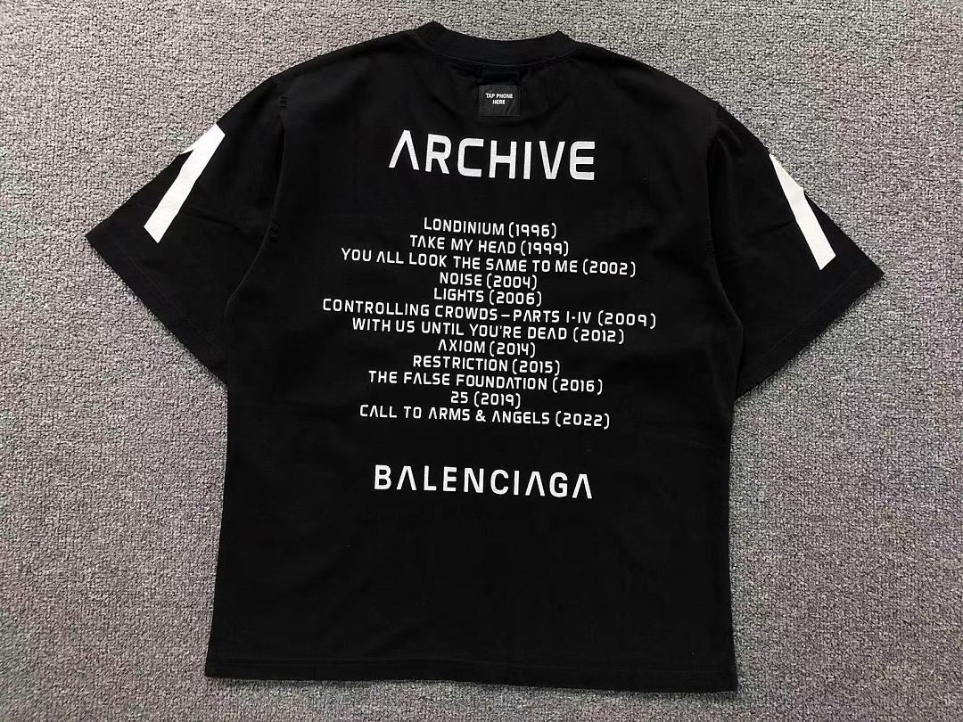 Balenciaga 128 B⭐L⭐⭐⭐IA⭐A T-SHIRT 42042605163 (Im 170Cm 60Kg I Wear Size XS In The Phot) - Image 16