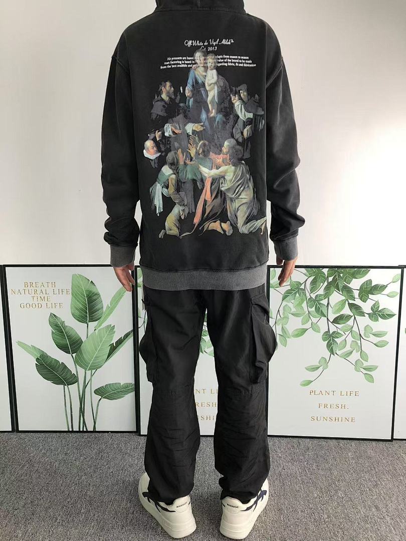 Off-White 188 OFF-WHITE HOODIE 112100417 (Im 170Cm 57Kg I Wear Size S In The Phot) - Image 4