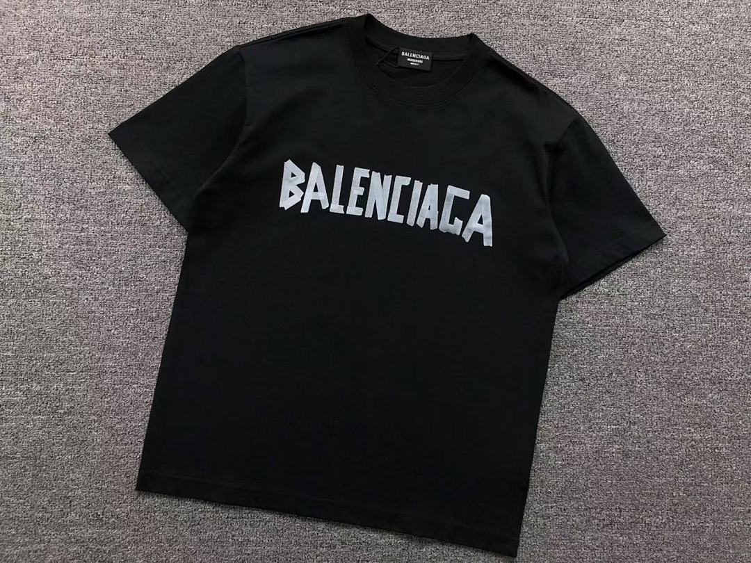 Balenciaga 115 B⭐L⭐⭐⭐IA⭐A T-SHIRT 412203121 (Im 170Cm 57Kg I Wear Size M In The Phot) - Image 8
