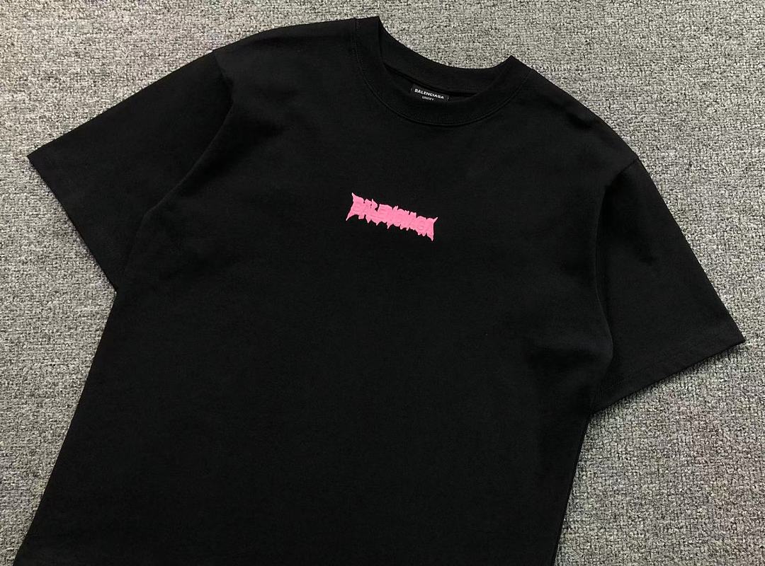 Balenciaga 118 B⭐L⭐⭐⭐IA⭐A T-SHIRT 125131560 (Im 170Cm 60Kg I Wear Size S In The Phot) - Image 7