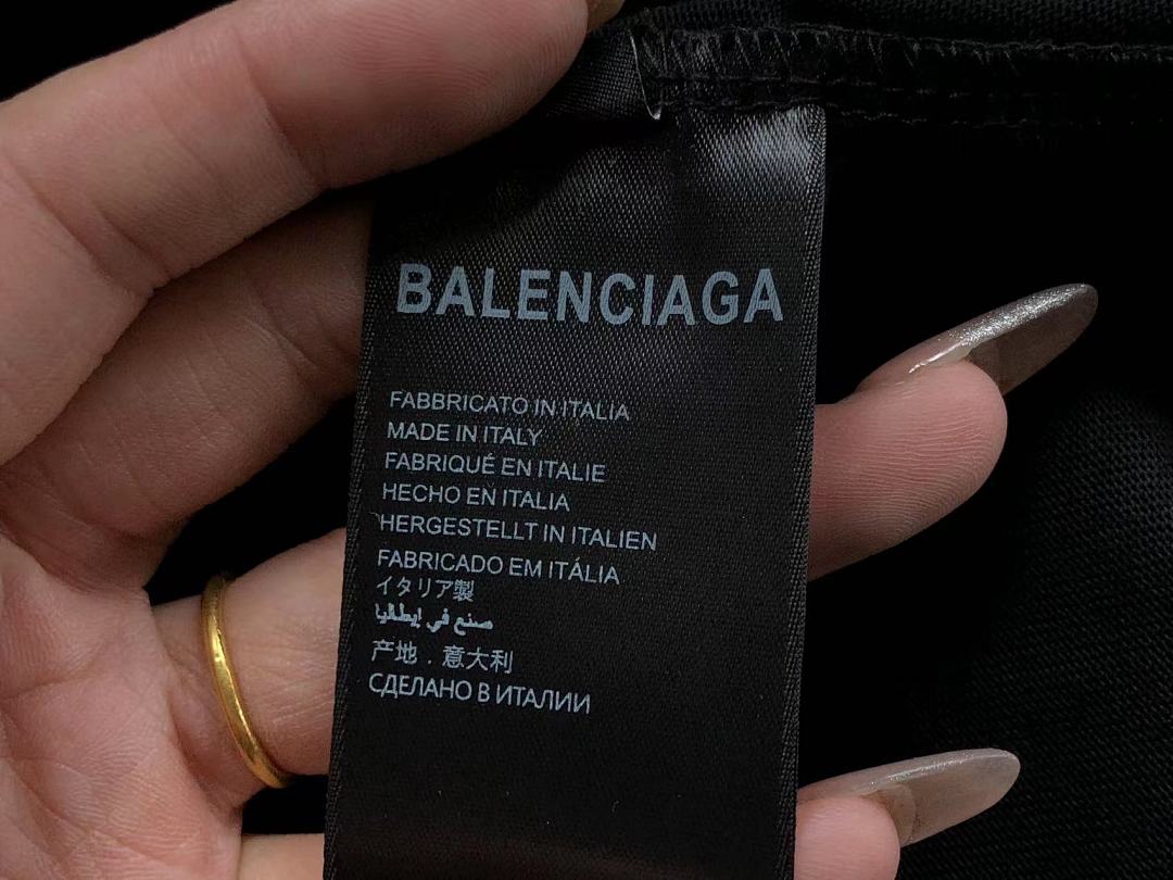 Balenciaga 95 B⭐L⭐⭐⭐IA⭐A T-SHIRT 502171781 (Im 170Cm 57Kg I Wear Size 1 In The Phot) - Image 22