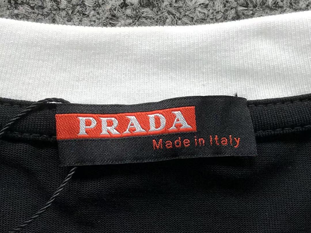 Prada 115 P⭐A⭐A T-SHIRT 520120320 (Im 170Cm 60Kg I Wear Size M In The Phot) - Image 22